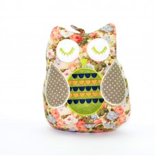 Cute Pink Flowery Owl Weighted Door Stopper Fabric Doorstop Home Decor Gift 5056141013367  391909678173